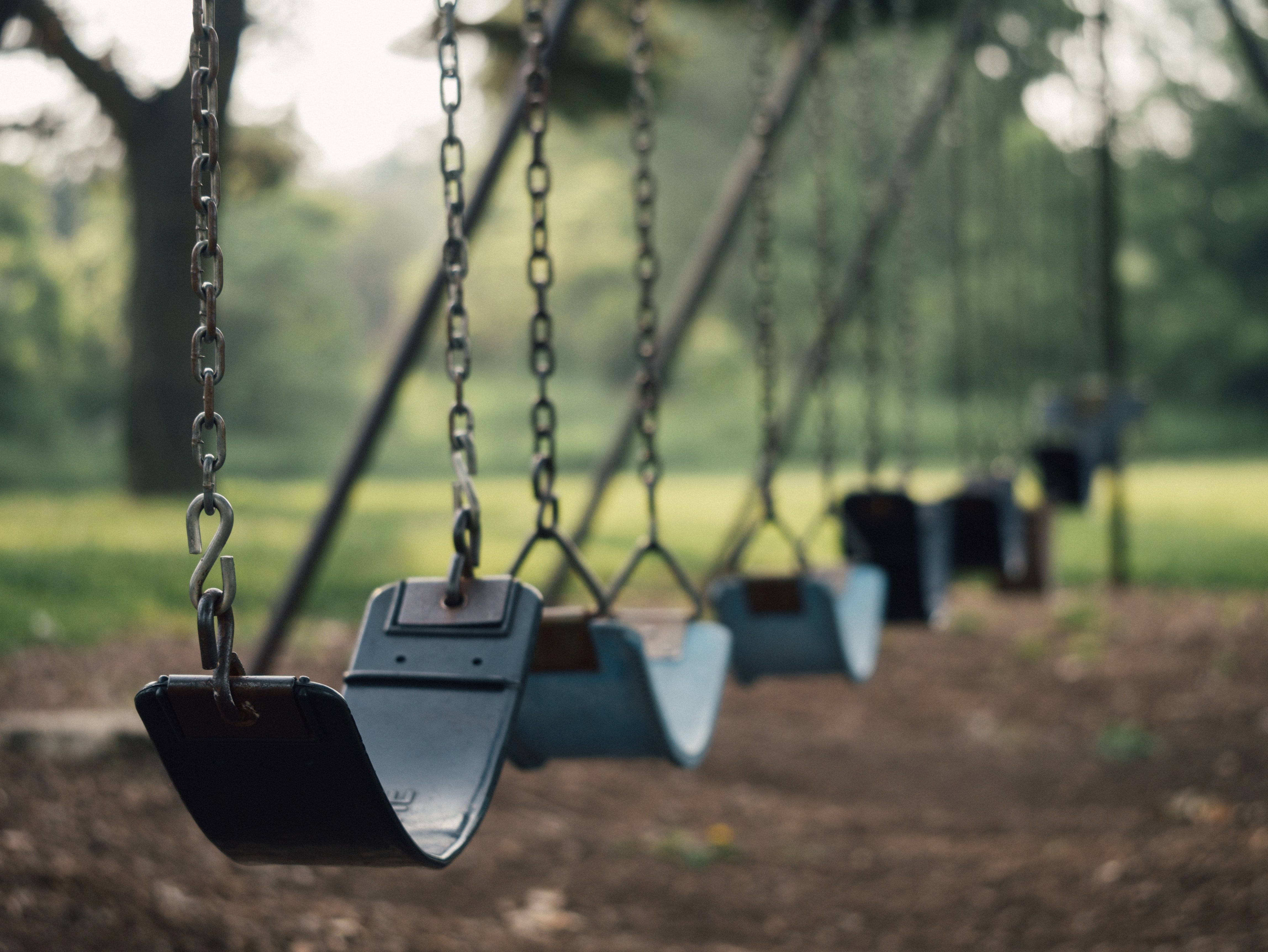 K12 stockphoto empty swings