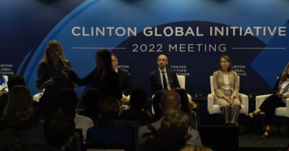 This Is Ed at the Clinton Global Initiative Meeting This Is