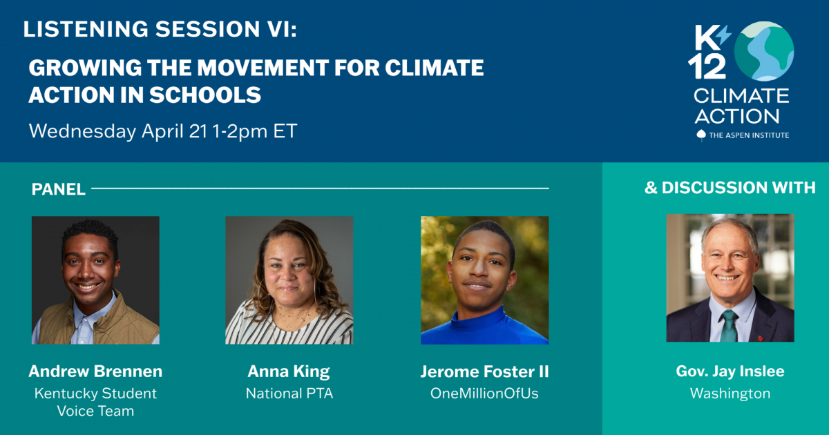 Listening Session VI: Growing the Movement for Climate Action in ...